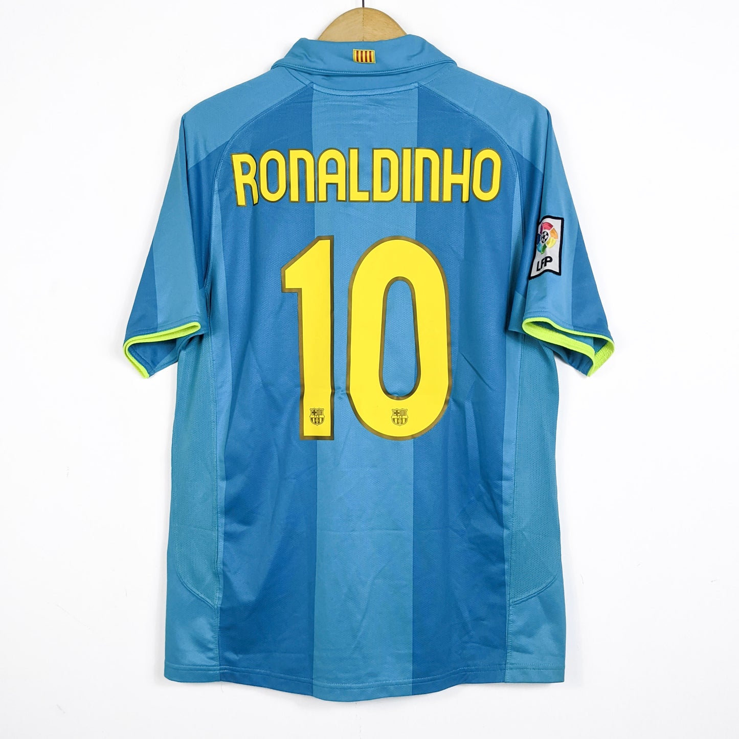 Original Barcelona 2007/08 Away - Ronaldinho #10 Size M