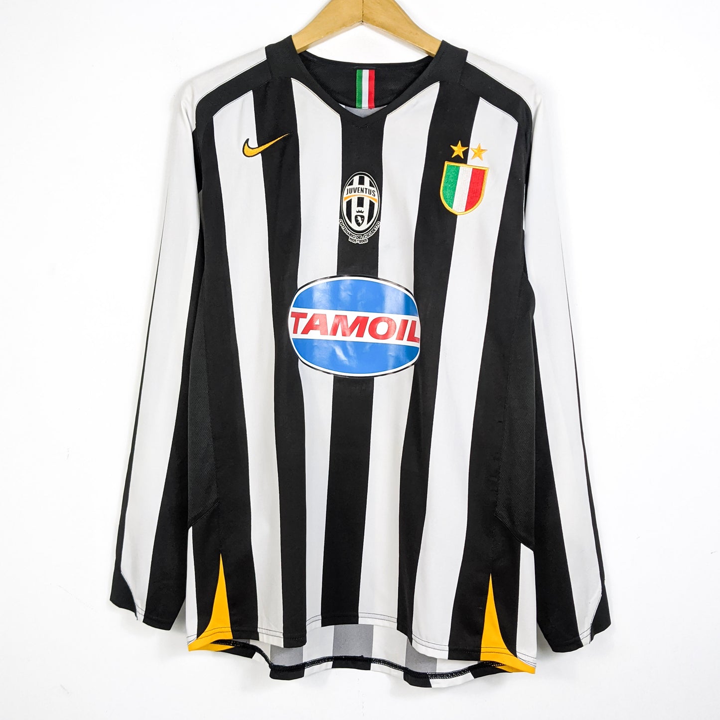 Original Juventus 2005/06 Home - Del Piero #10 Size M (Long Sleeve)
