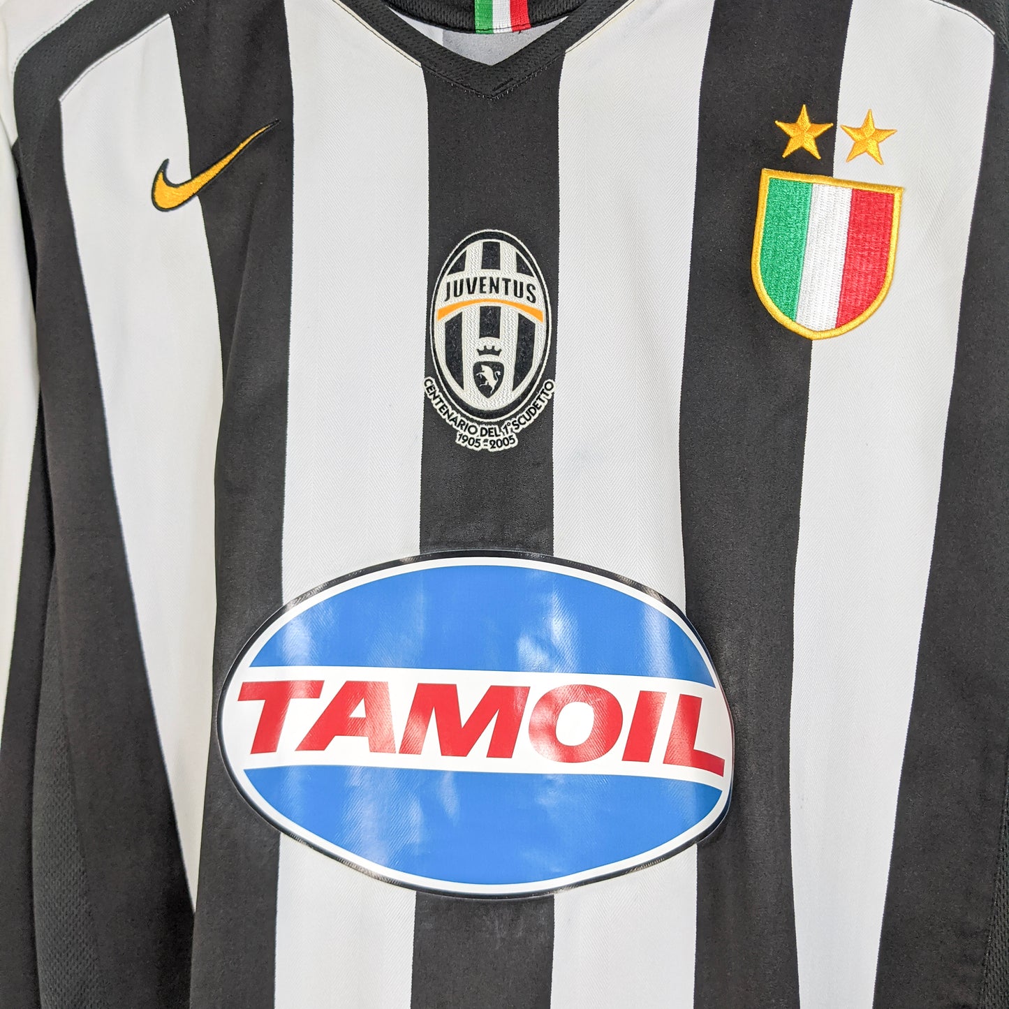 Original Juventus 2005/06 Home - Del Piero #10 Size M (Long Sleeve)