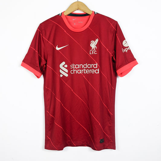 Original Liverpool 2021/22 Home - Thiago #6 Size M
