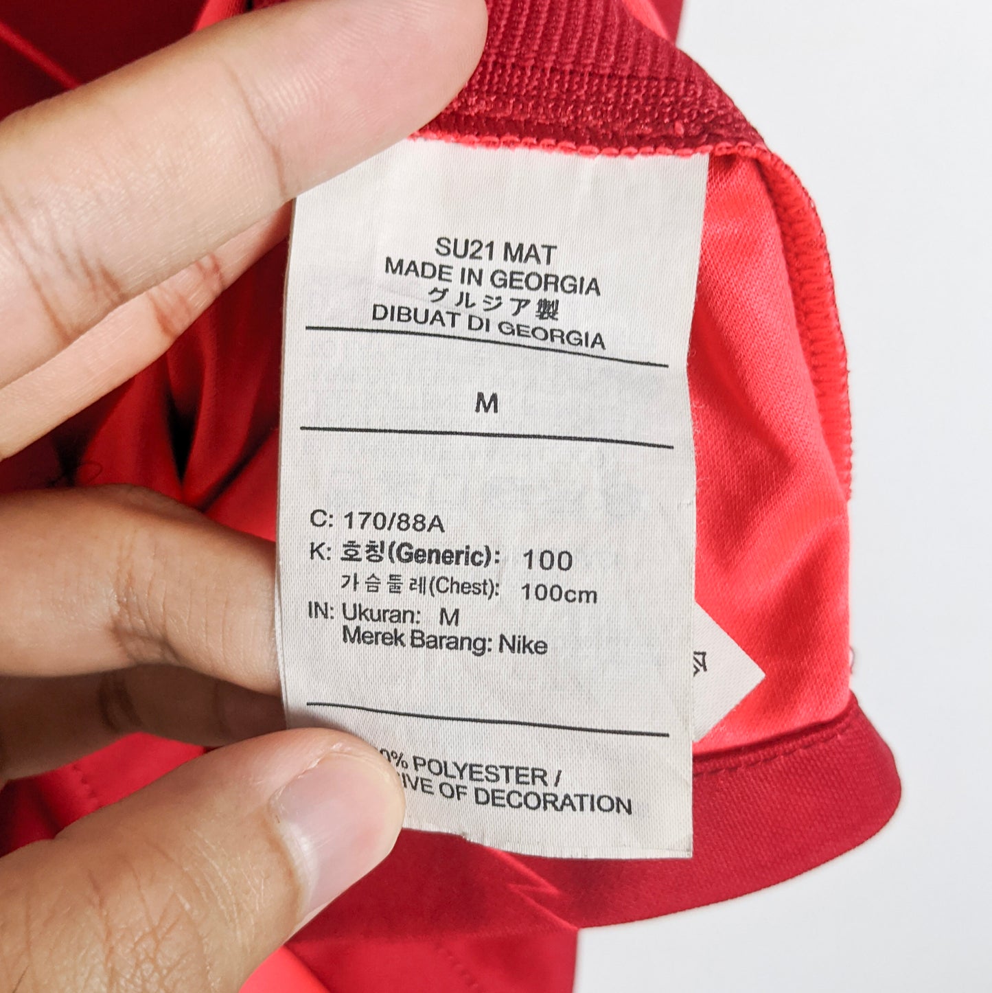 Original Liverpool 2021/22 Home - Thiago #6 Size M
