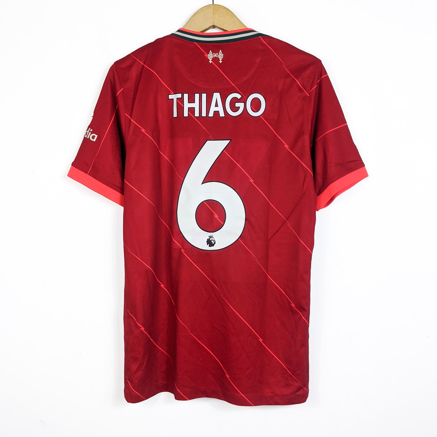 Original Liverpool 2021/22 Home - Thiago #6 Size M