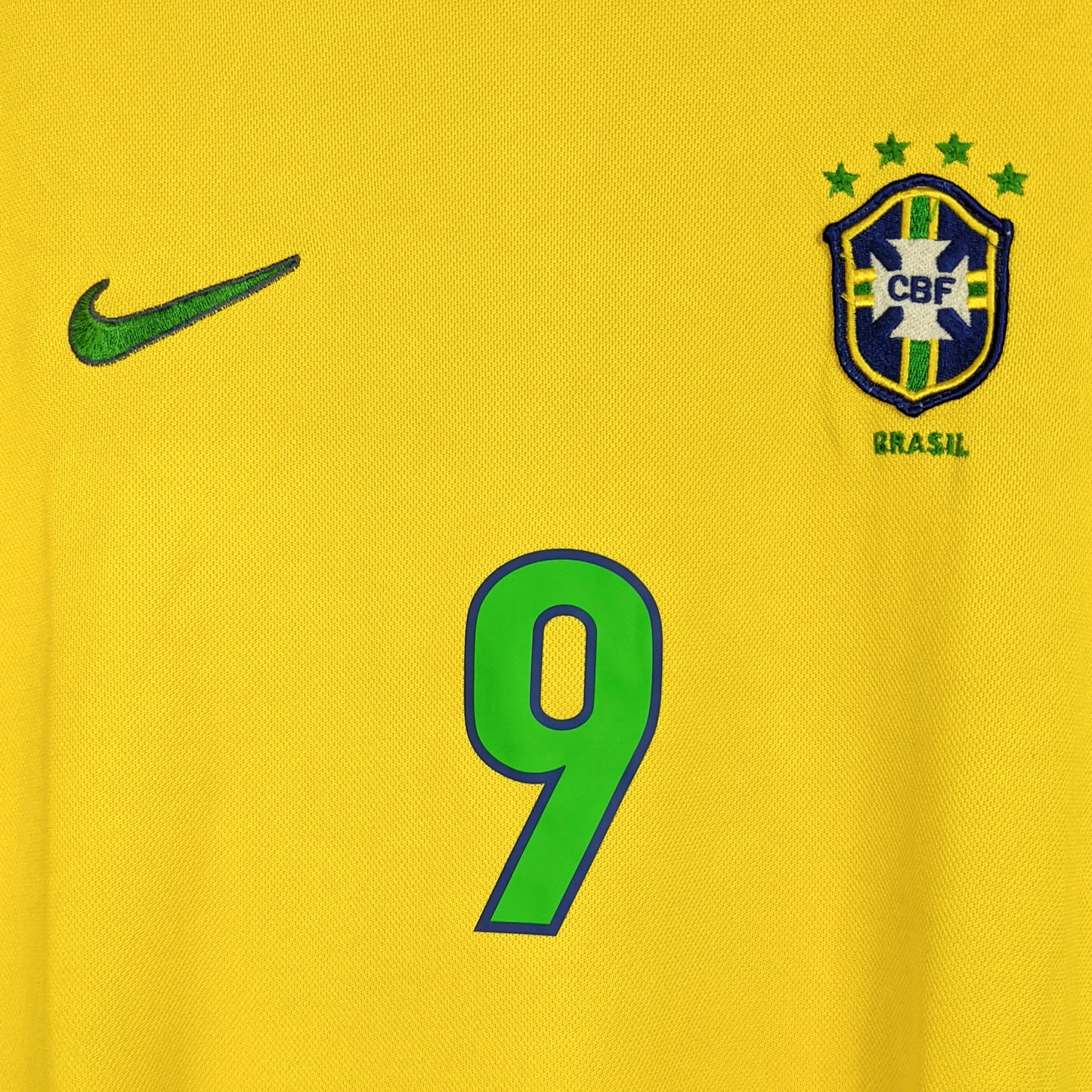 Original Brazil 1998 Home - Ronaldo #9 Size XL