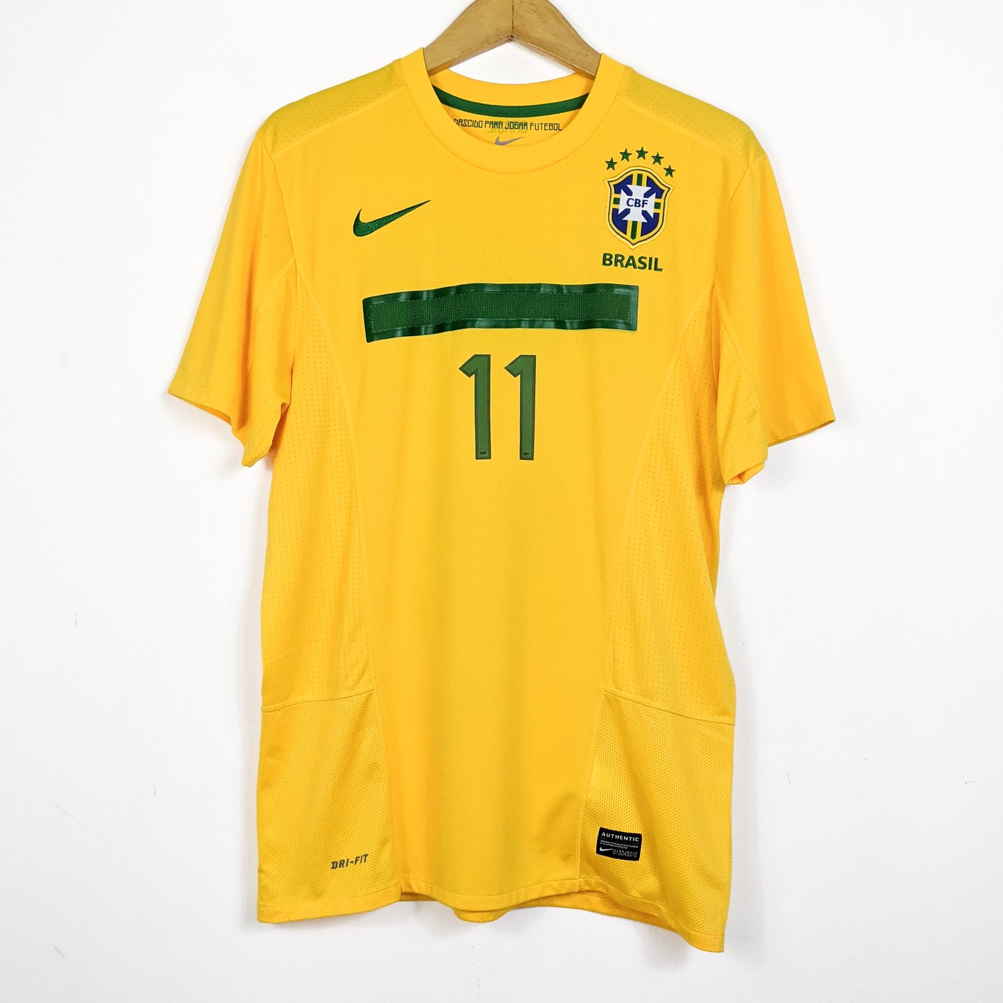 Original Brazil 2011/12 Home - Neymar Jr #11 Size M