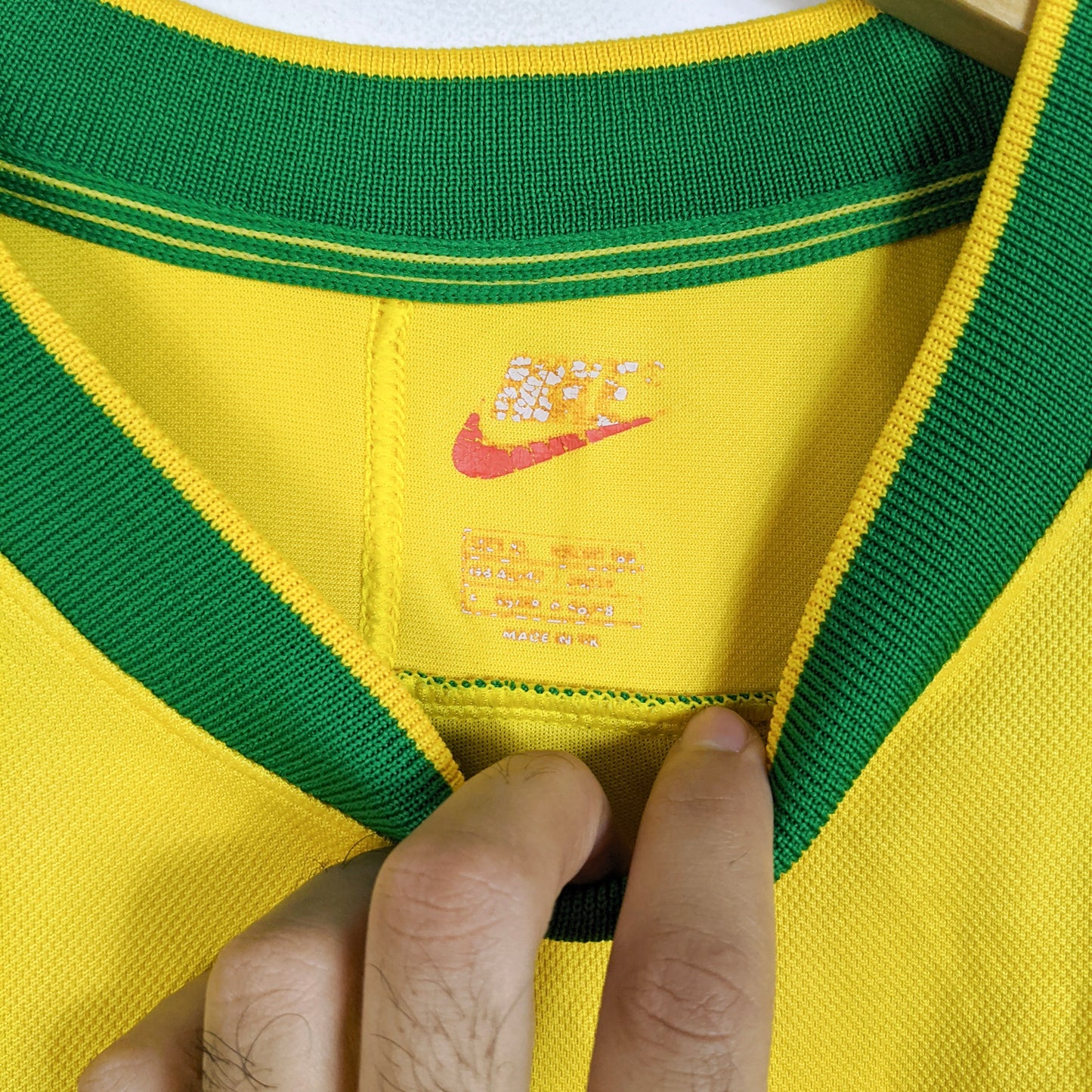 Original Brazil 1998 Home - Ronaldo #9 Size XL