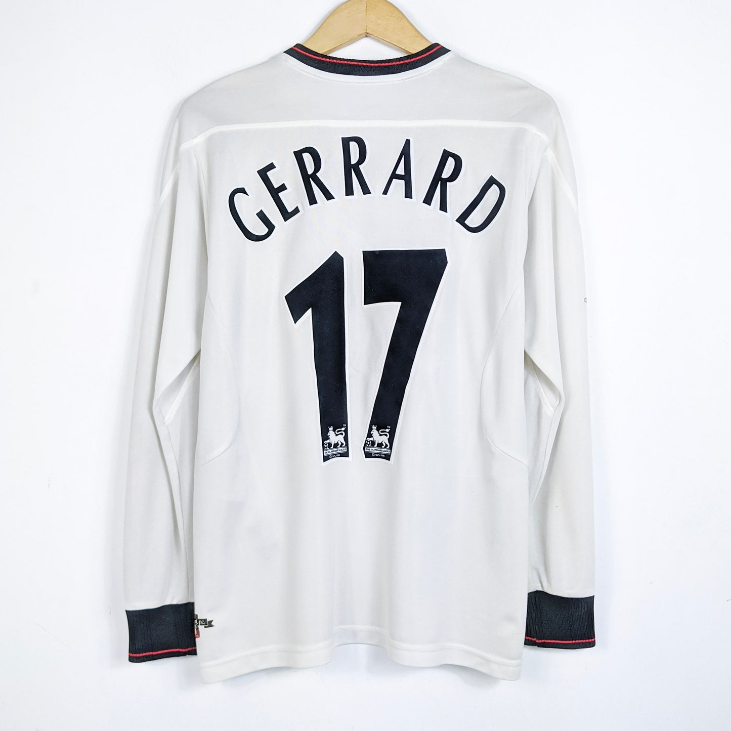 Original Liverpool 2003/04 Away - Gerrard #17 Size S (Long Sleeve)