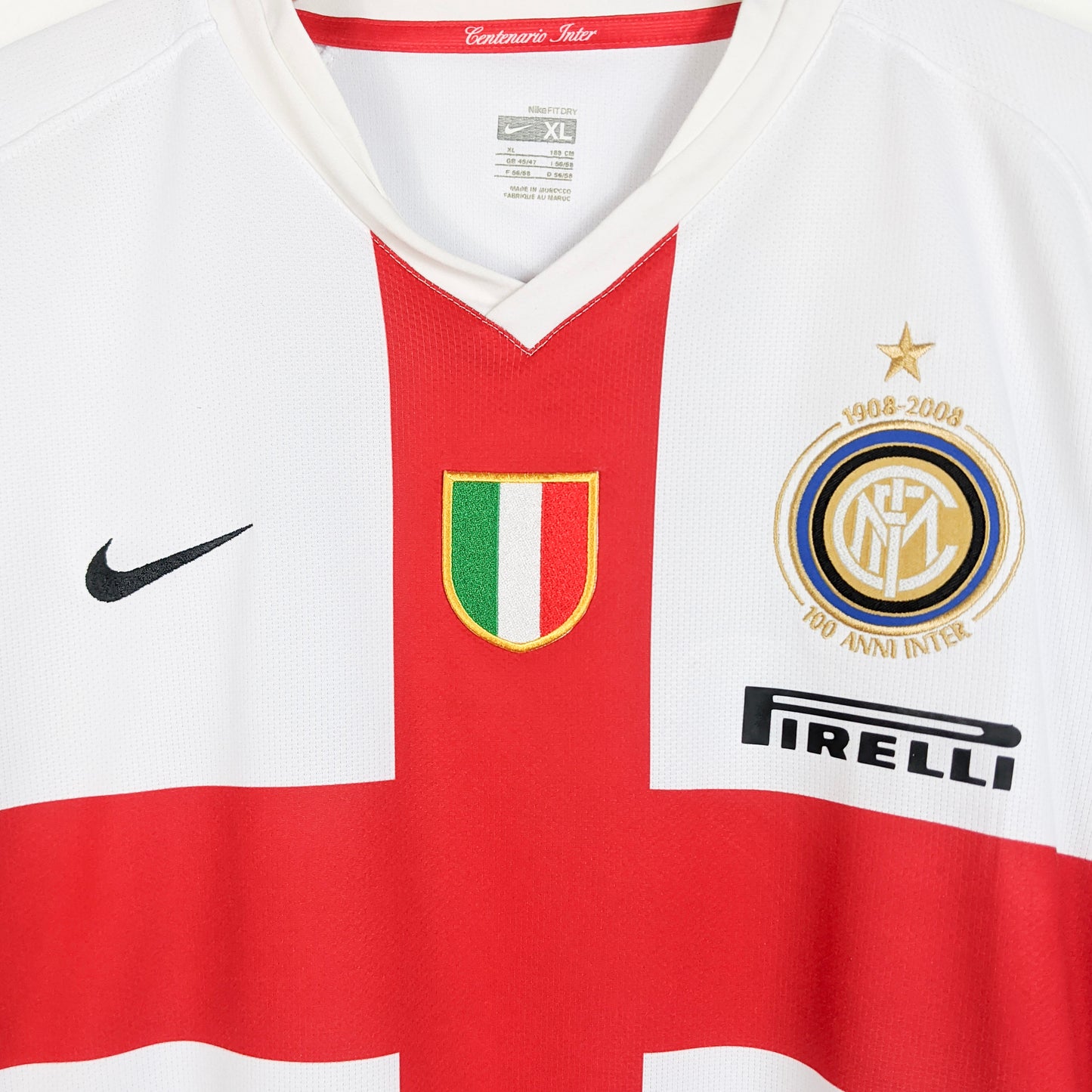 Original Inter Milan 2007/08 Away - Adriano #10 Size XL