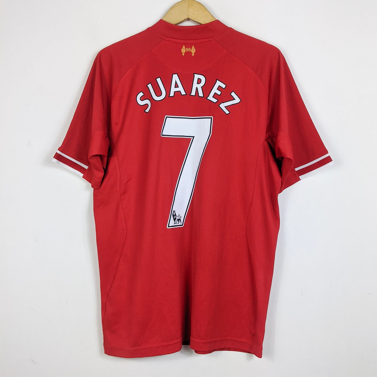 Original Liverpool 2013/14 Home - Suarez #7 Size L