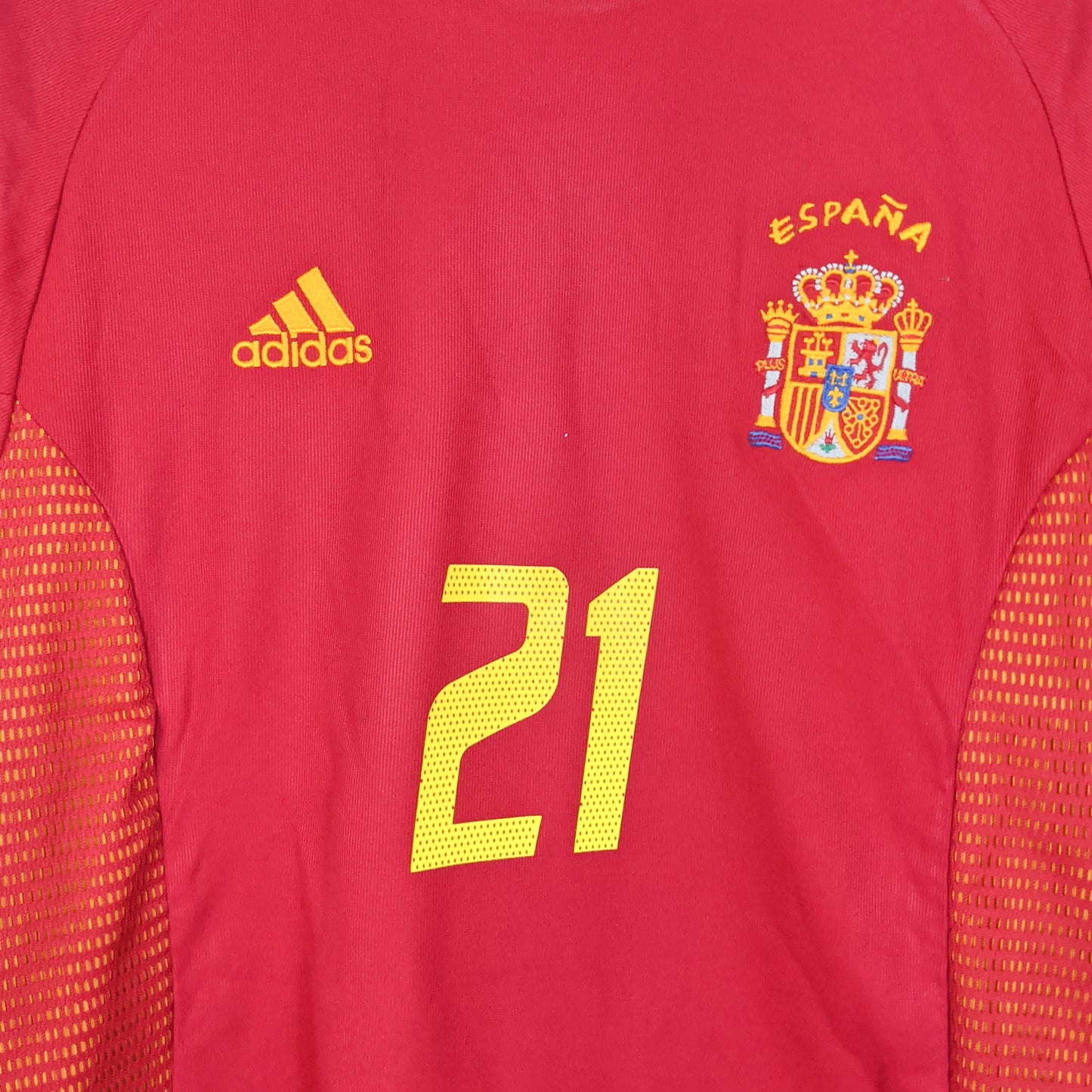 Original Spain 2002/04 Home - Luis Enrique #21 Size M