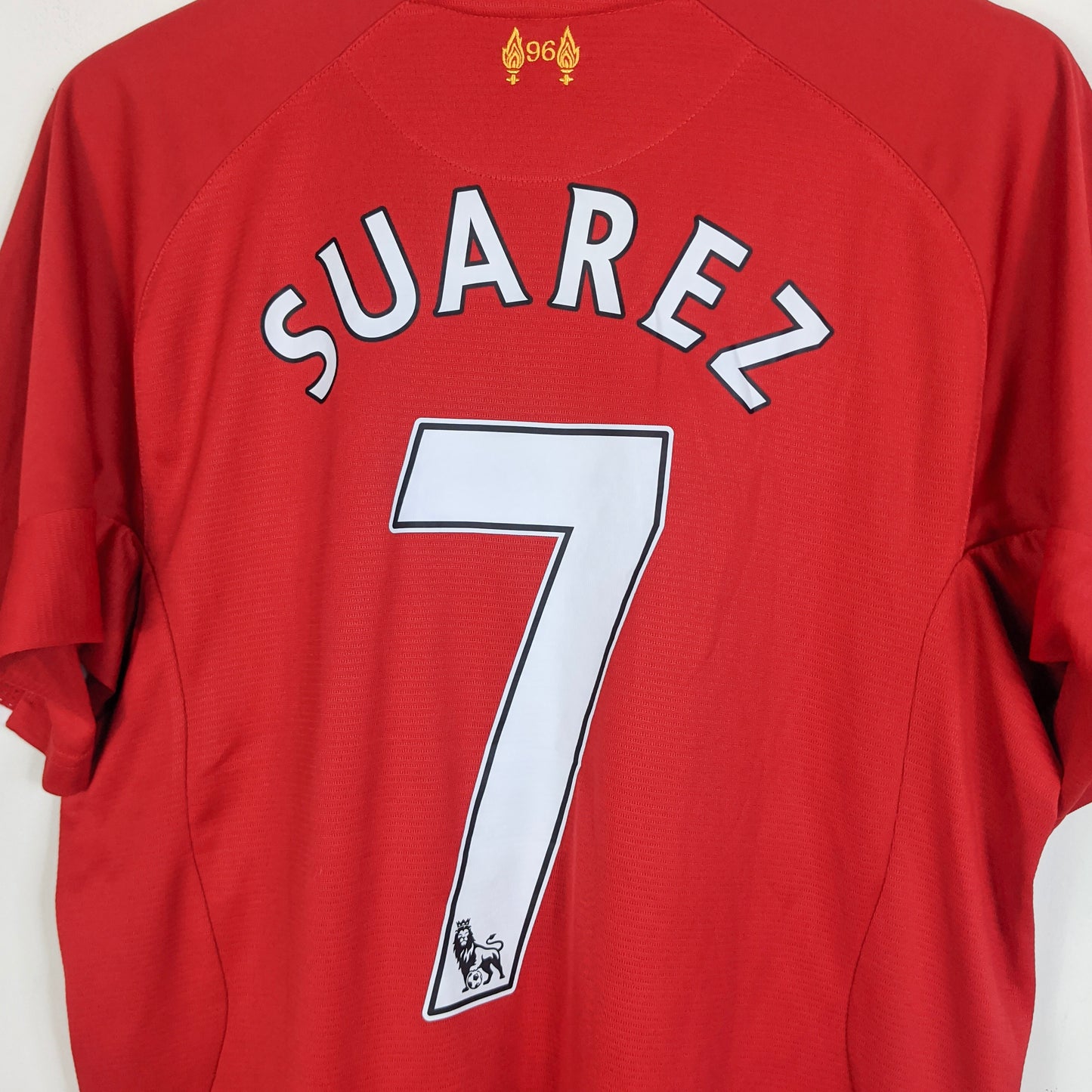 Original Liverpool 2013/14 Home - Suarez #7 Size L