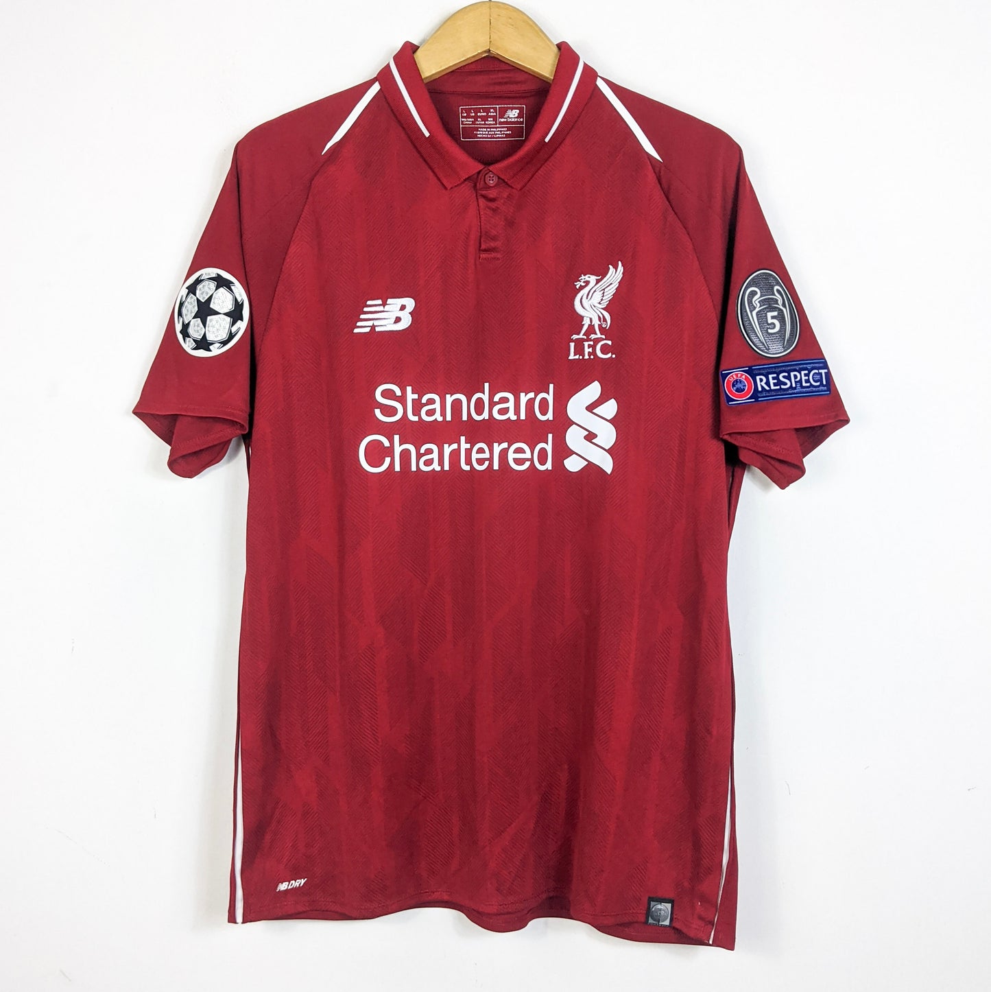 Original Liverpool 2018/19 Home - Firmino #9 Size L