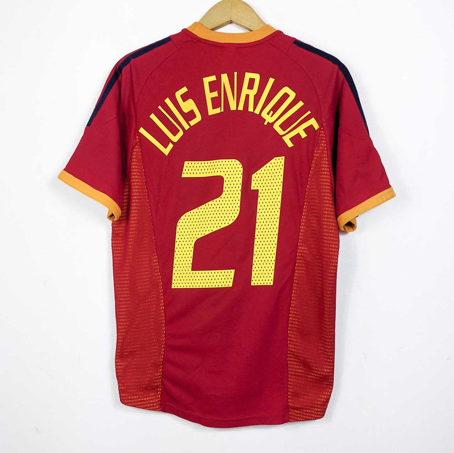 Original Spain 2002/04 Home - Luis Enrique #21 Size M