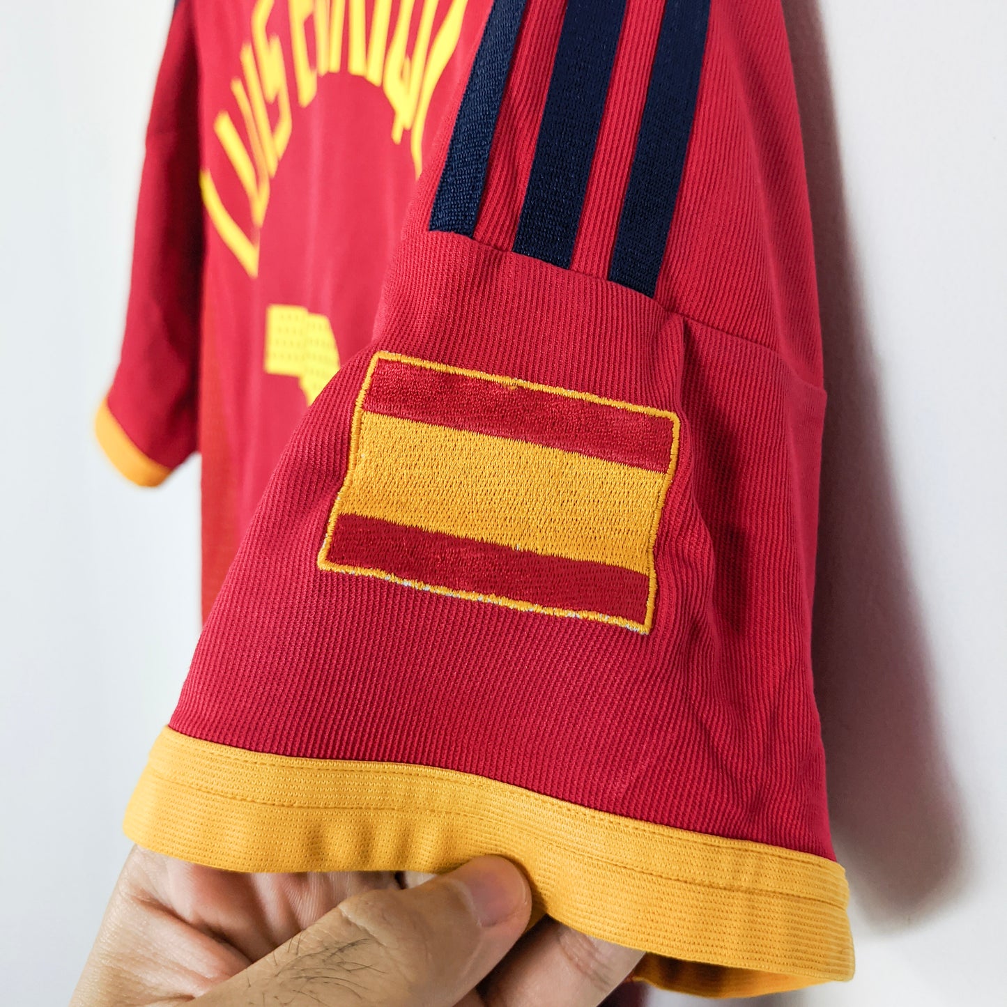 Original Spain 2002/04 Home - Luis Enrique #21 Size M