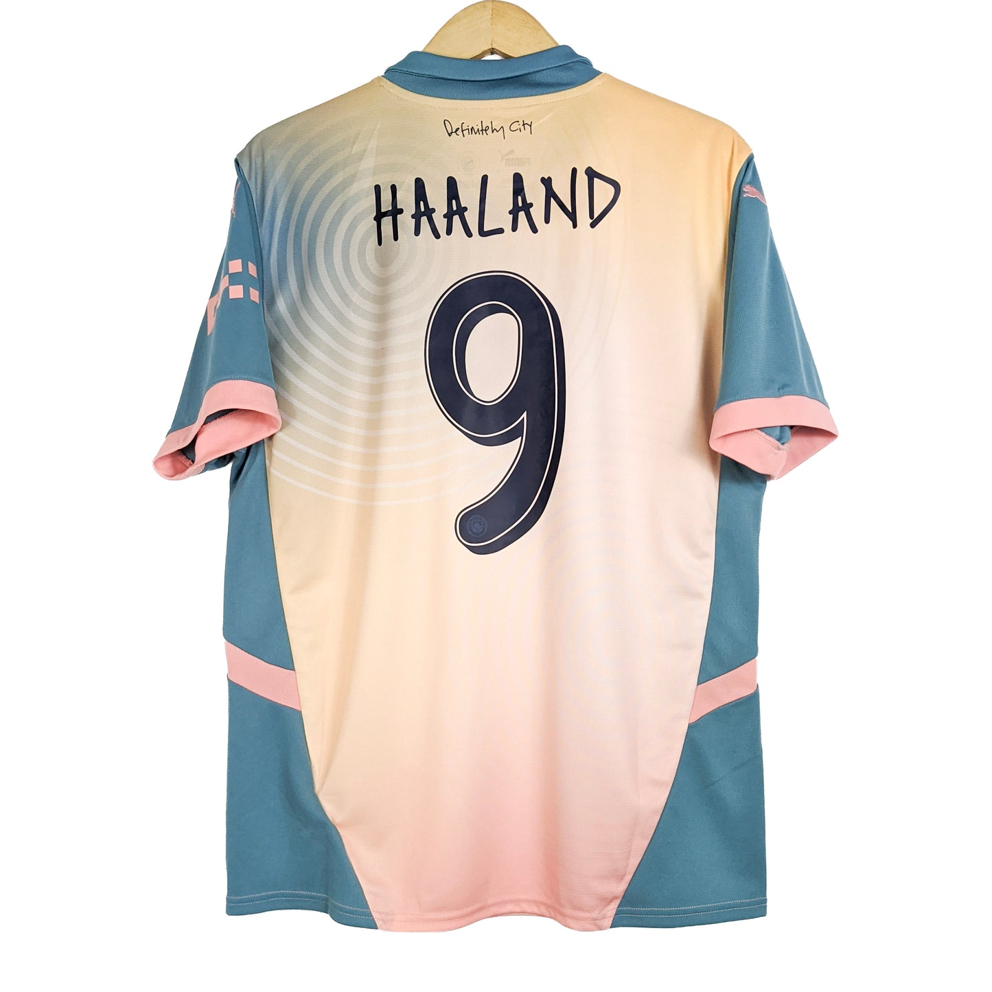 Original Manchester City 2024/25 Fourth - Haaland #9 Size L (Bnwt)
