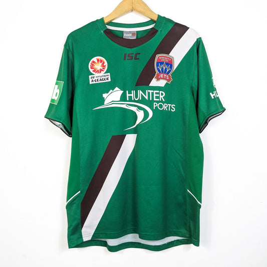 Original Newcastle Jets 2013/14 Away - Heskey #9 Size L