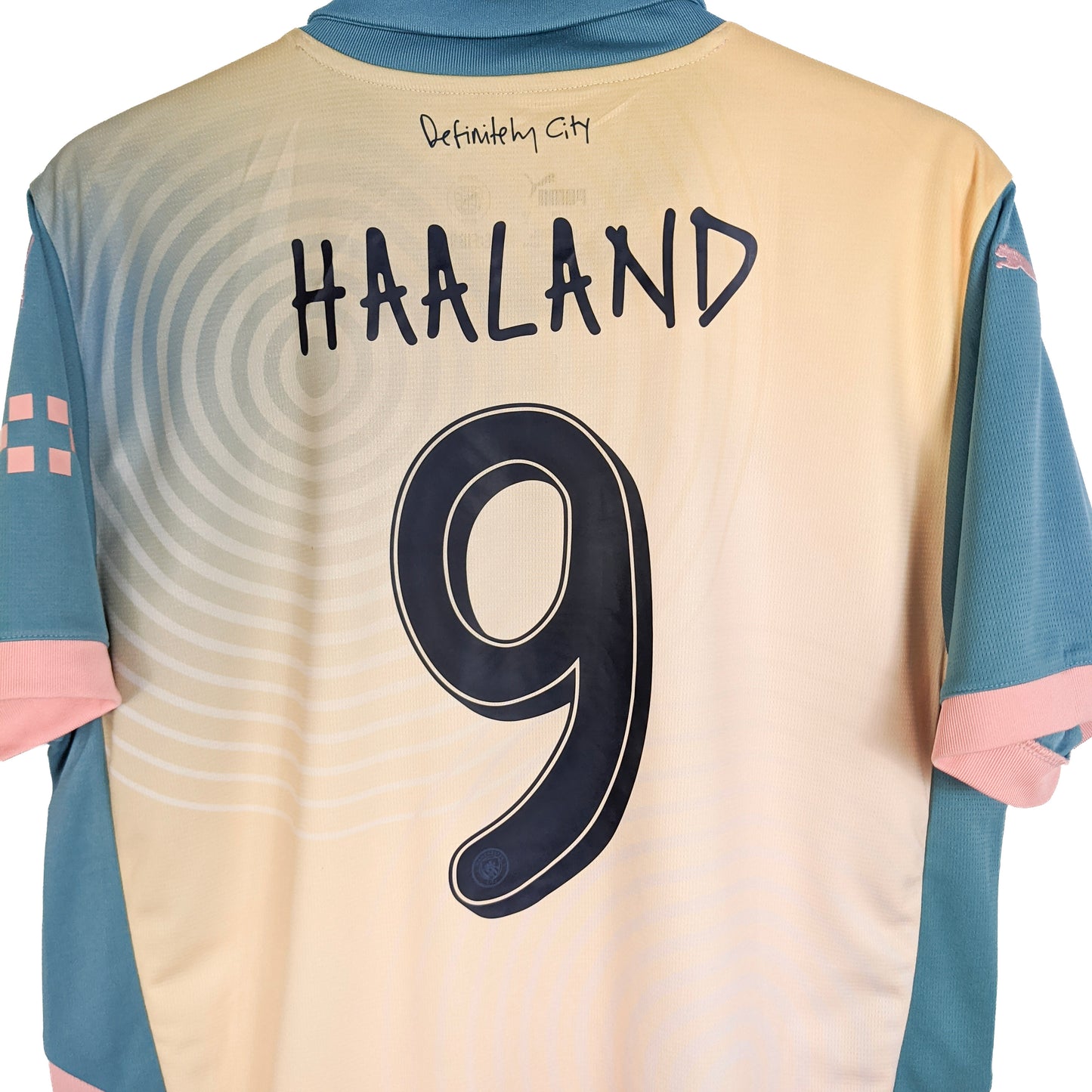 Original Manchester City 2024/25 Fourth - Haaland #9 Size L (Bnwt)