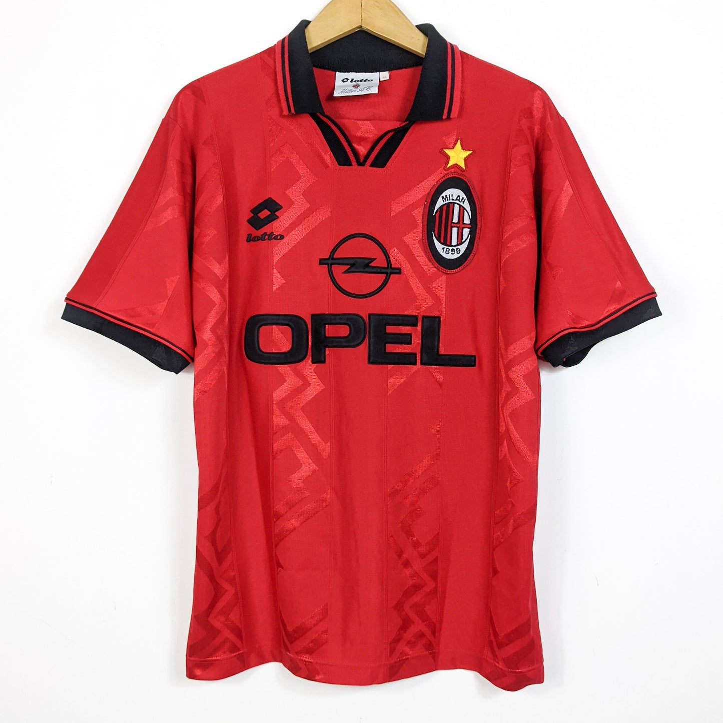 Original AC Milan 1996/97 Fourth - Baggio #18 Size M