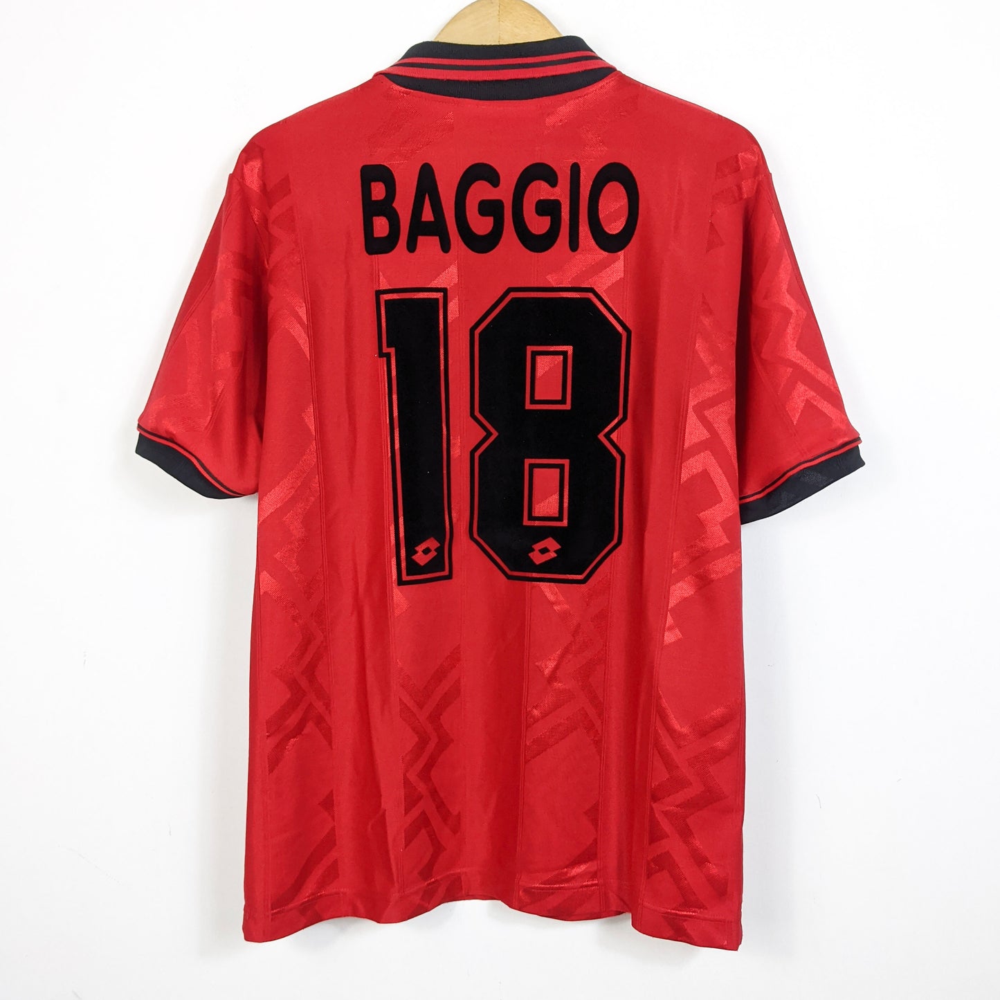 Original AC Milan 1996/97 Fourth - Baggio #18 Size M
