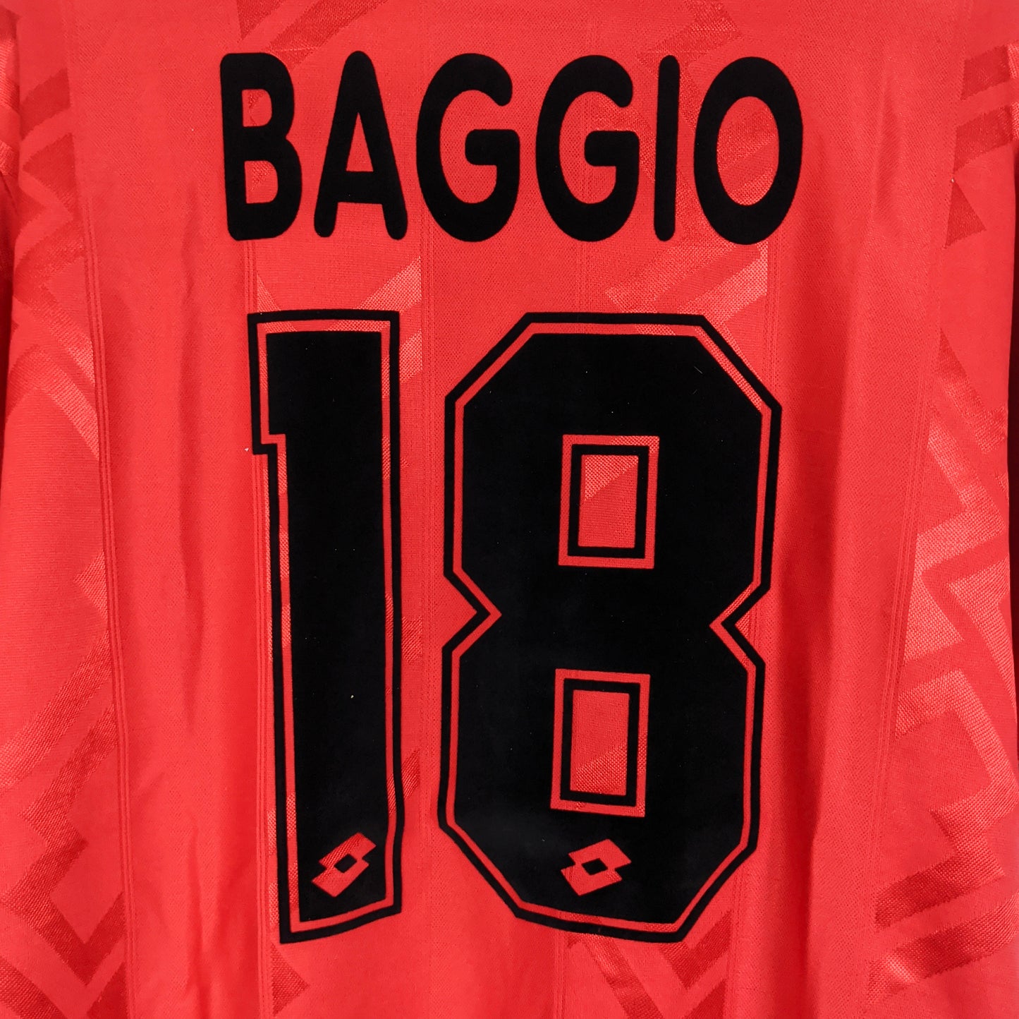 Original AC Milan 1996/97 Fourth - Baggio #18 Size M