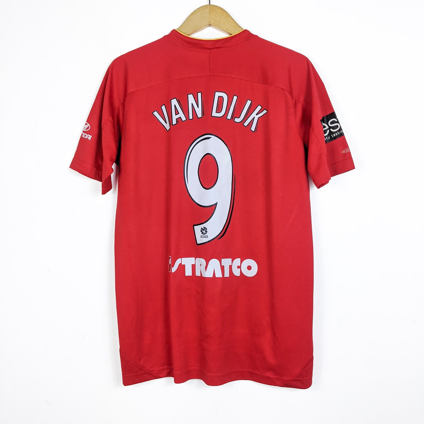 Original Adelaide 2009/10 Home - Van Dijk #9 Size M