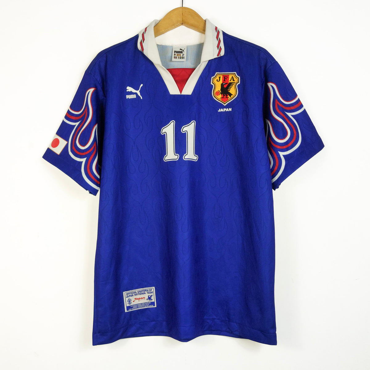 Original Japan 1996/97 Home - Kazuyoshi Miura #11 Size L