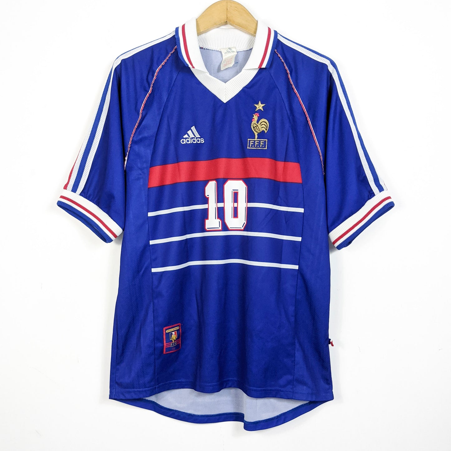 Original France 1998 Home - Zidane #10 Size M