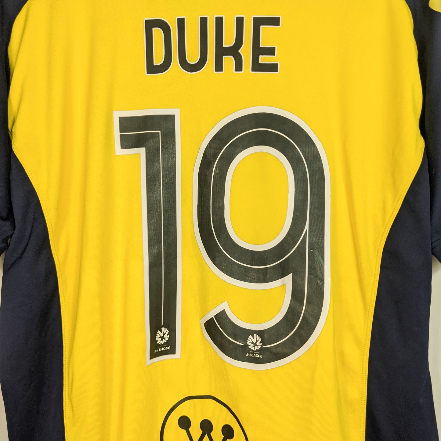 Original Central Coast Mariners 2012/13 Home - Duke #19 Size L