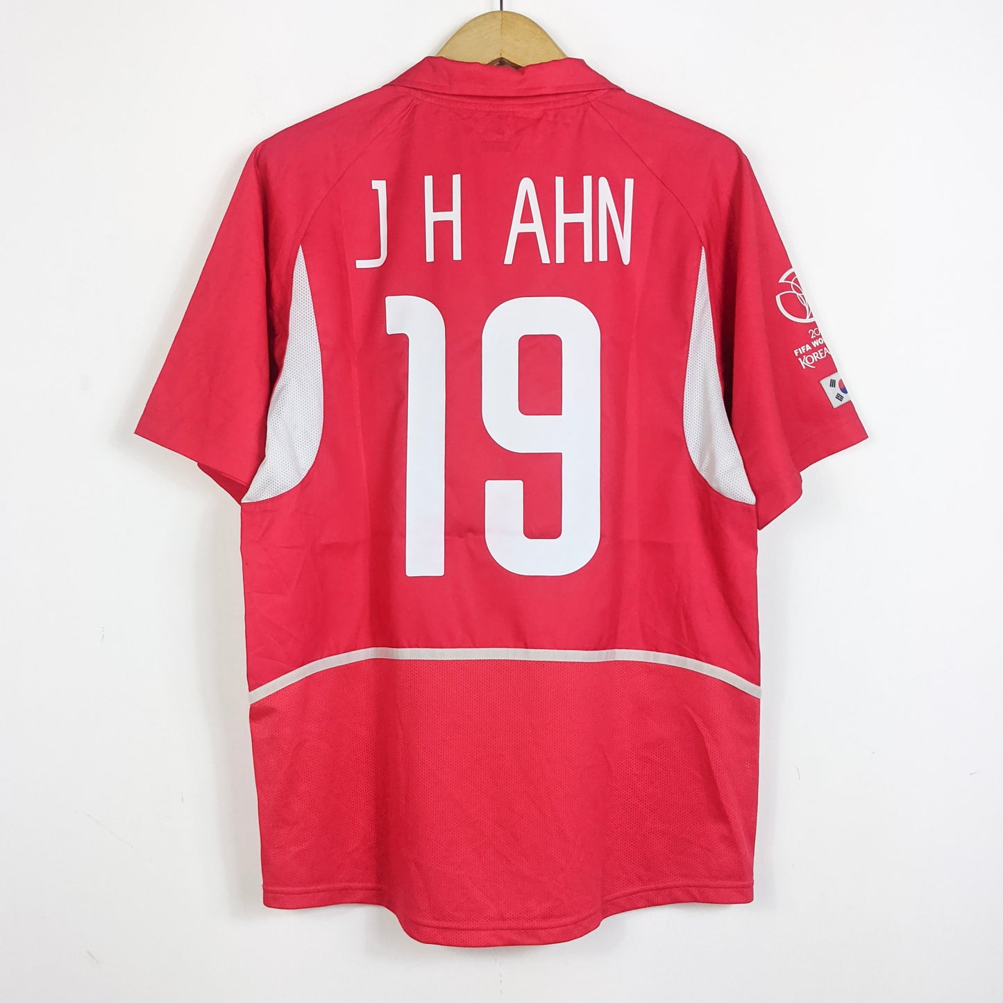Original South Korea 2002 Home - Ahn Jung Hwan #19 Size L