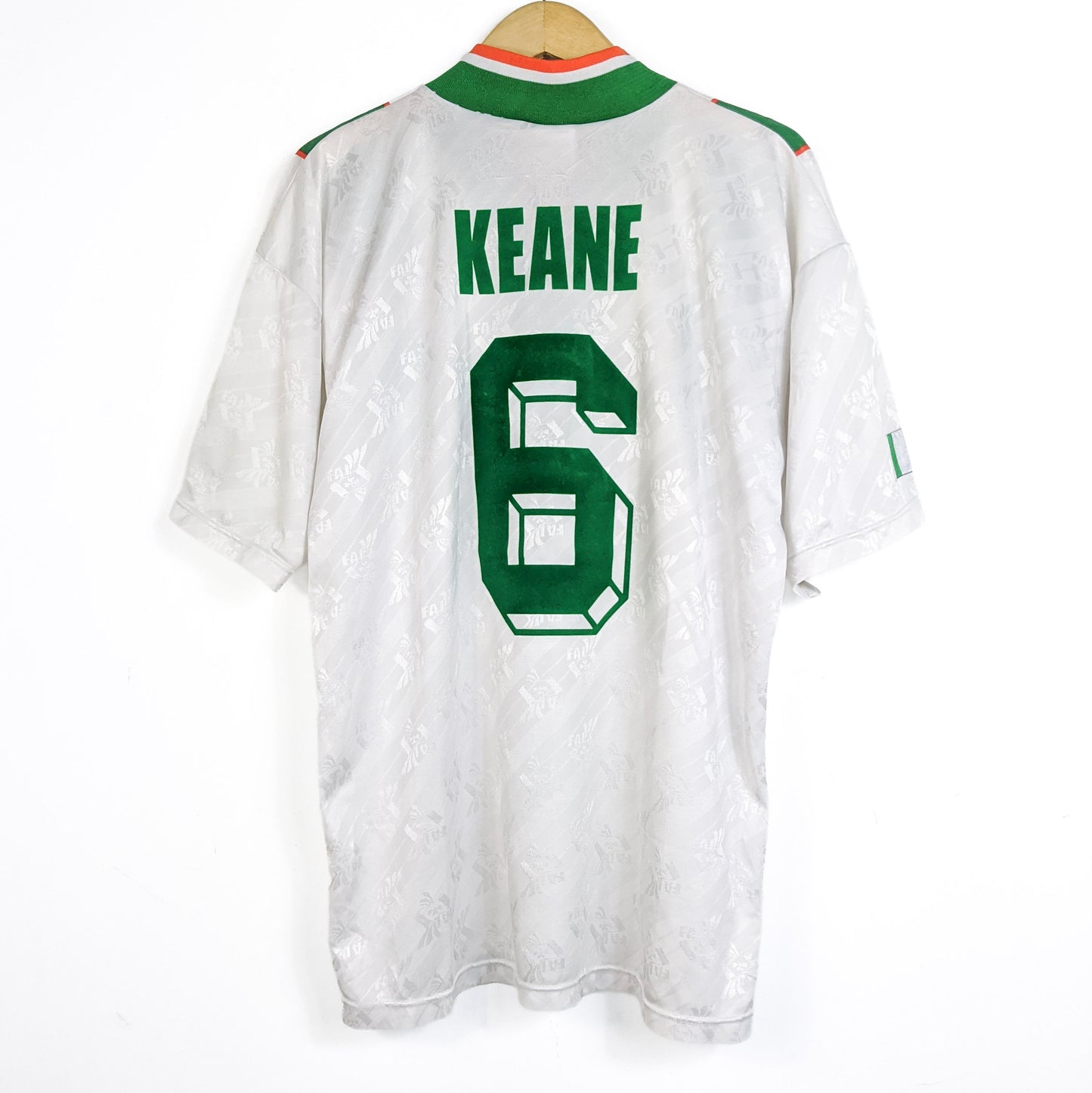 Original Ireland 1994 Away - Keane #6 Size XL