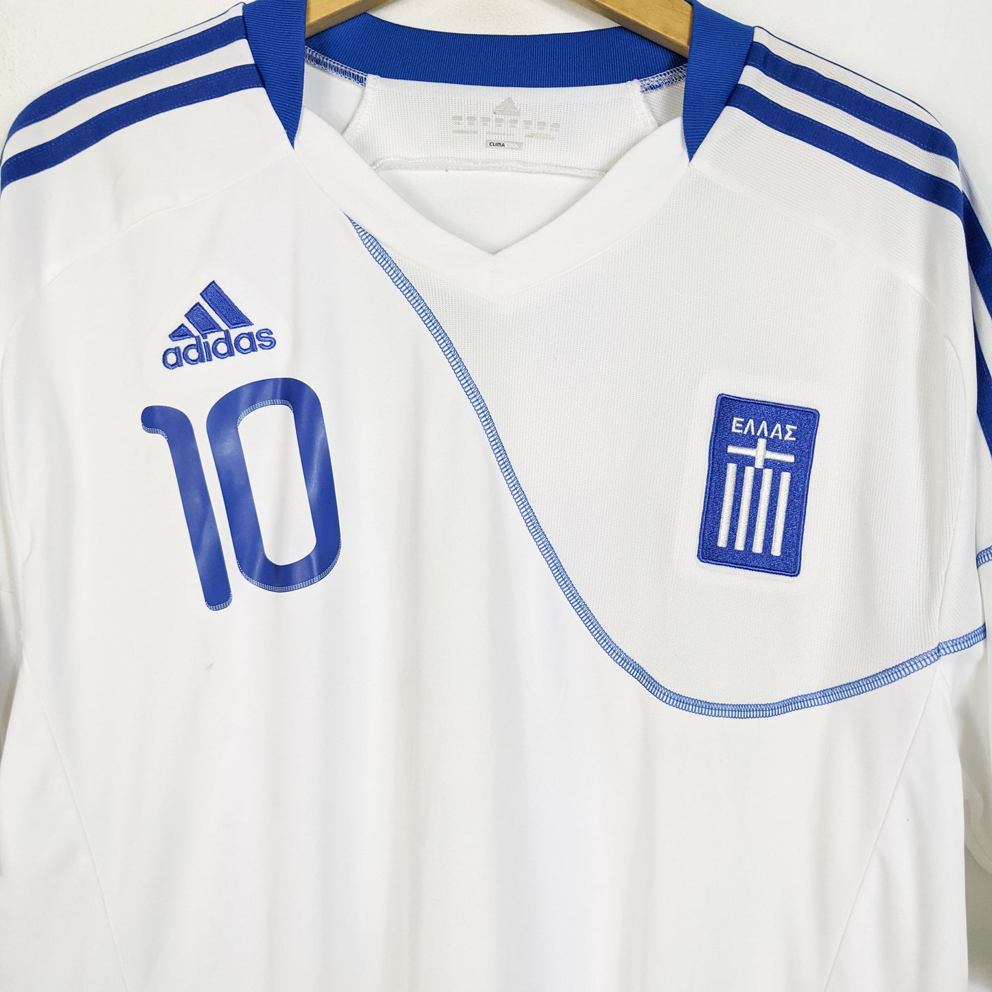 Original Greece 2010/11 Home - Karagounis #10 Size XXL