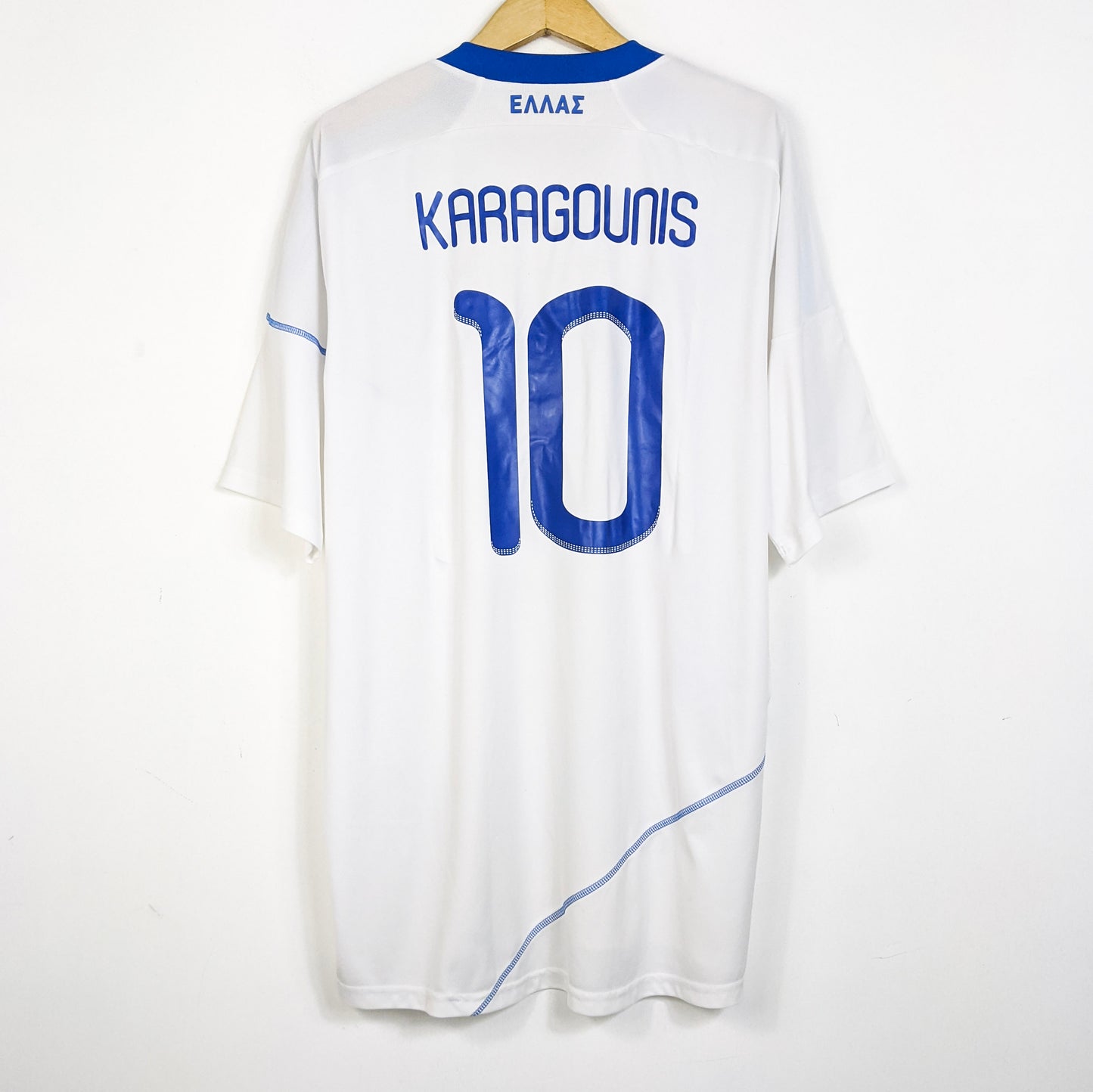 Original Greece 2010/11 Home - Karagounis #10 Size XXL