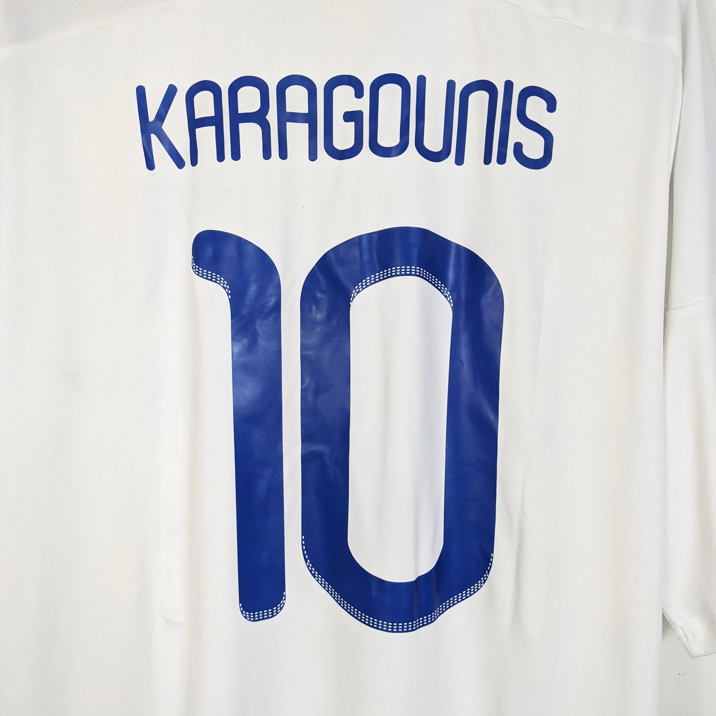 Original Greece 2010/11 Home - Karagounis #10 Size XXL