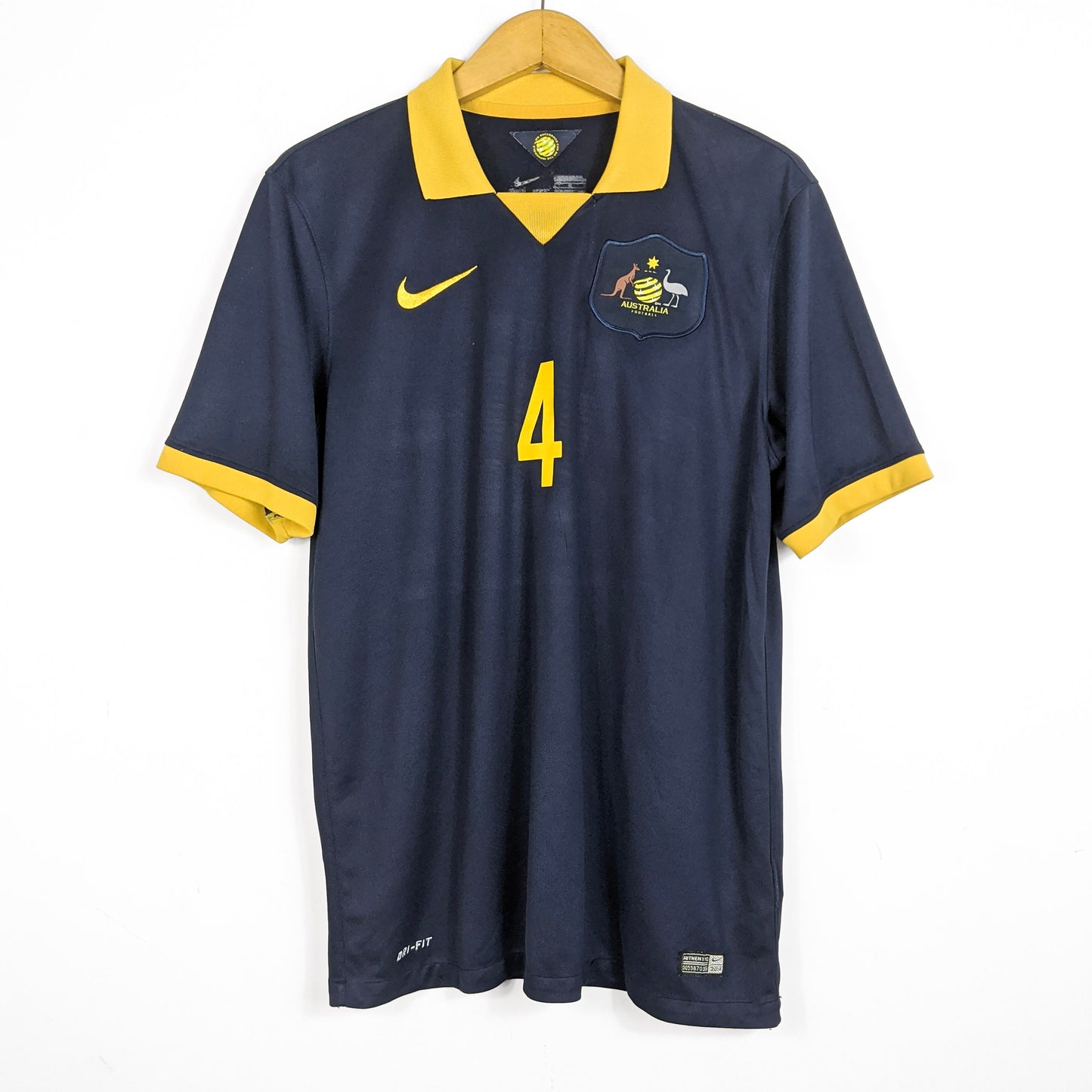 Original Australia 2014/15 Away - Cahill #4 Size L