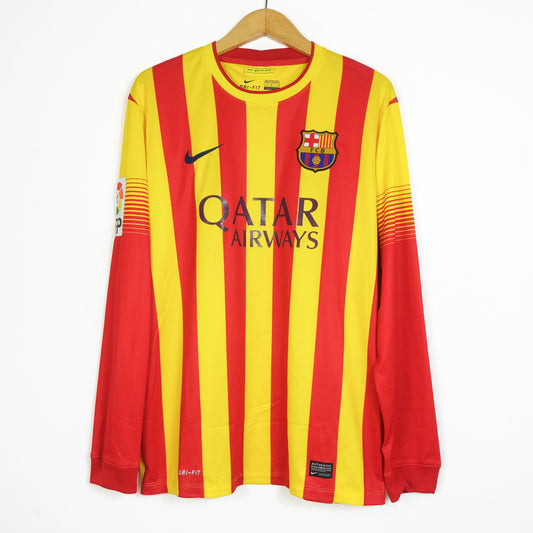 Original Barcelona 2013/14 Away - Messi #10 Size L (Long Sleeve)