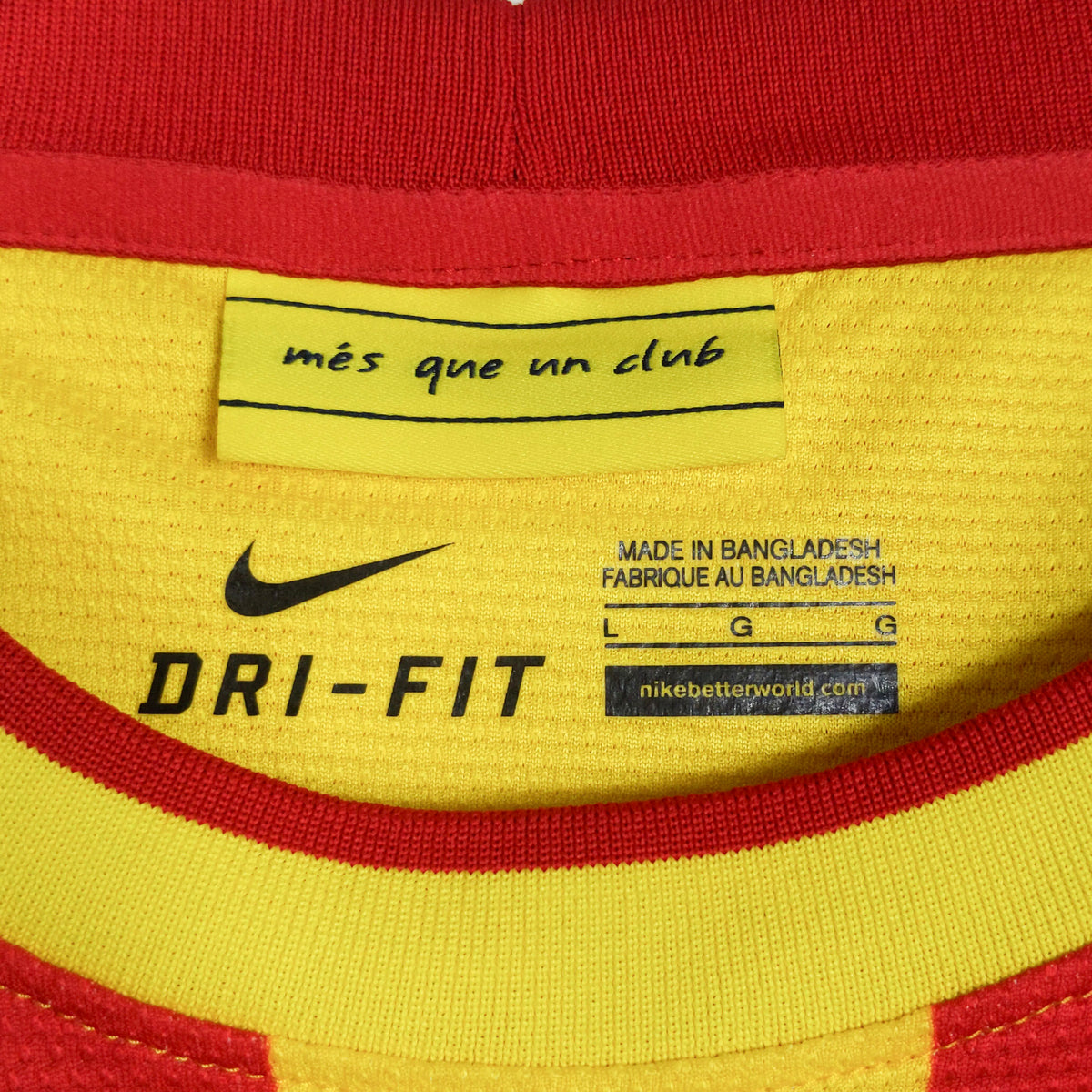 Original Barcelona 2013/14 Away - Messi #10 Size L (Long Sleeve)