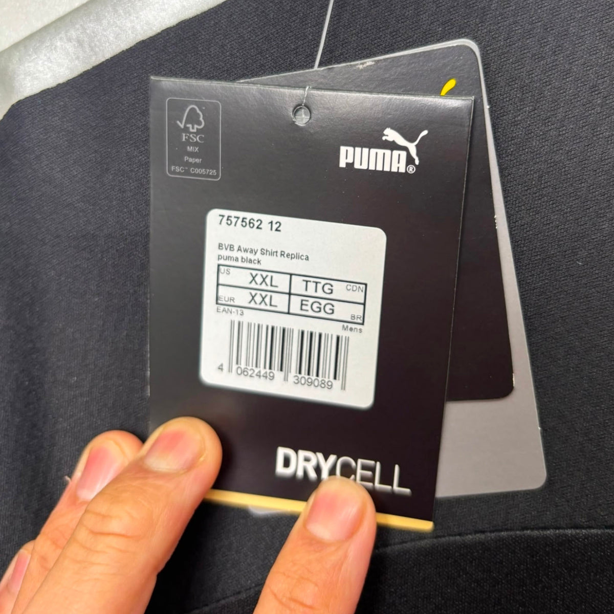 Original Dortmund 2019/20 Away - Brand #19 Size XXL fit XL (Bnwt)