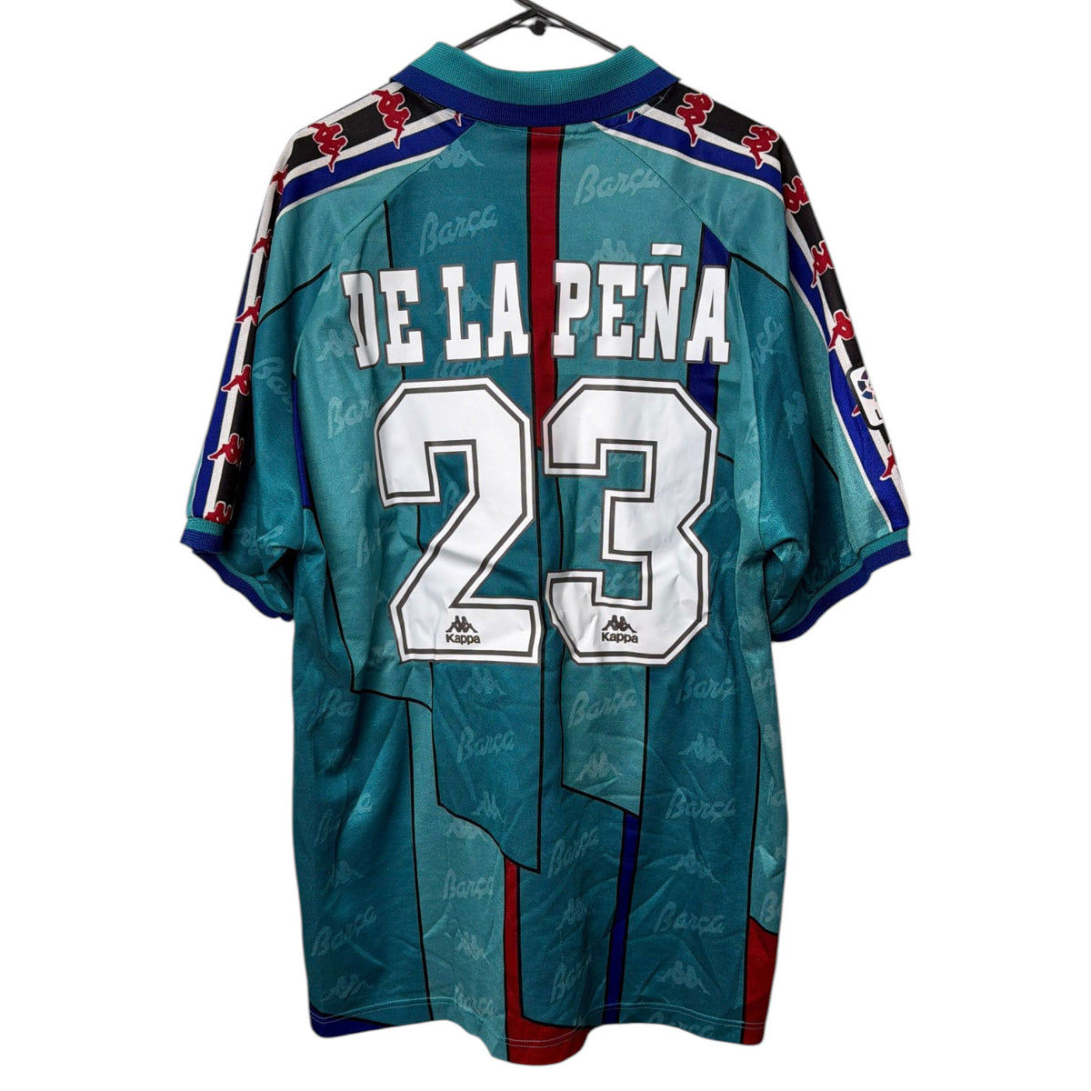 Original Barcelona 1996/97 Away - De La Pena #23 Size XL
