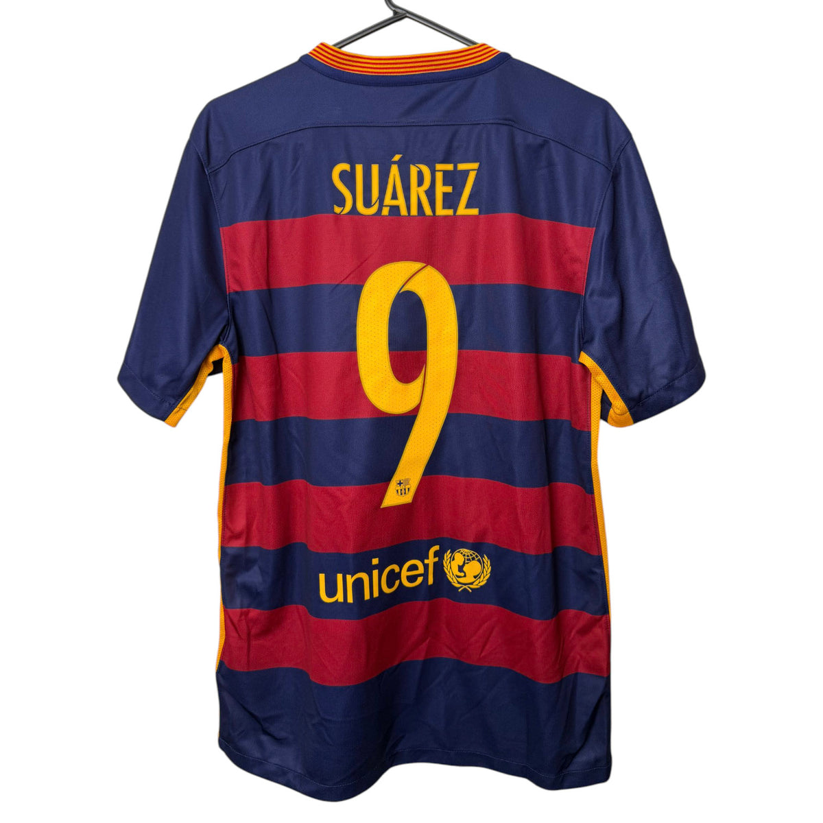 Original Barcelona 2015/16 Home - Suarez #9 Size M