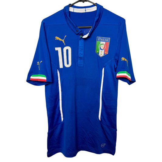 Original Italy 2014/15 Home - Cassano #10 Size M