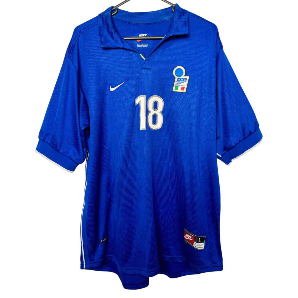 Original Italy 1998 Home - Roberto Baggio #18 Size L
