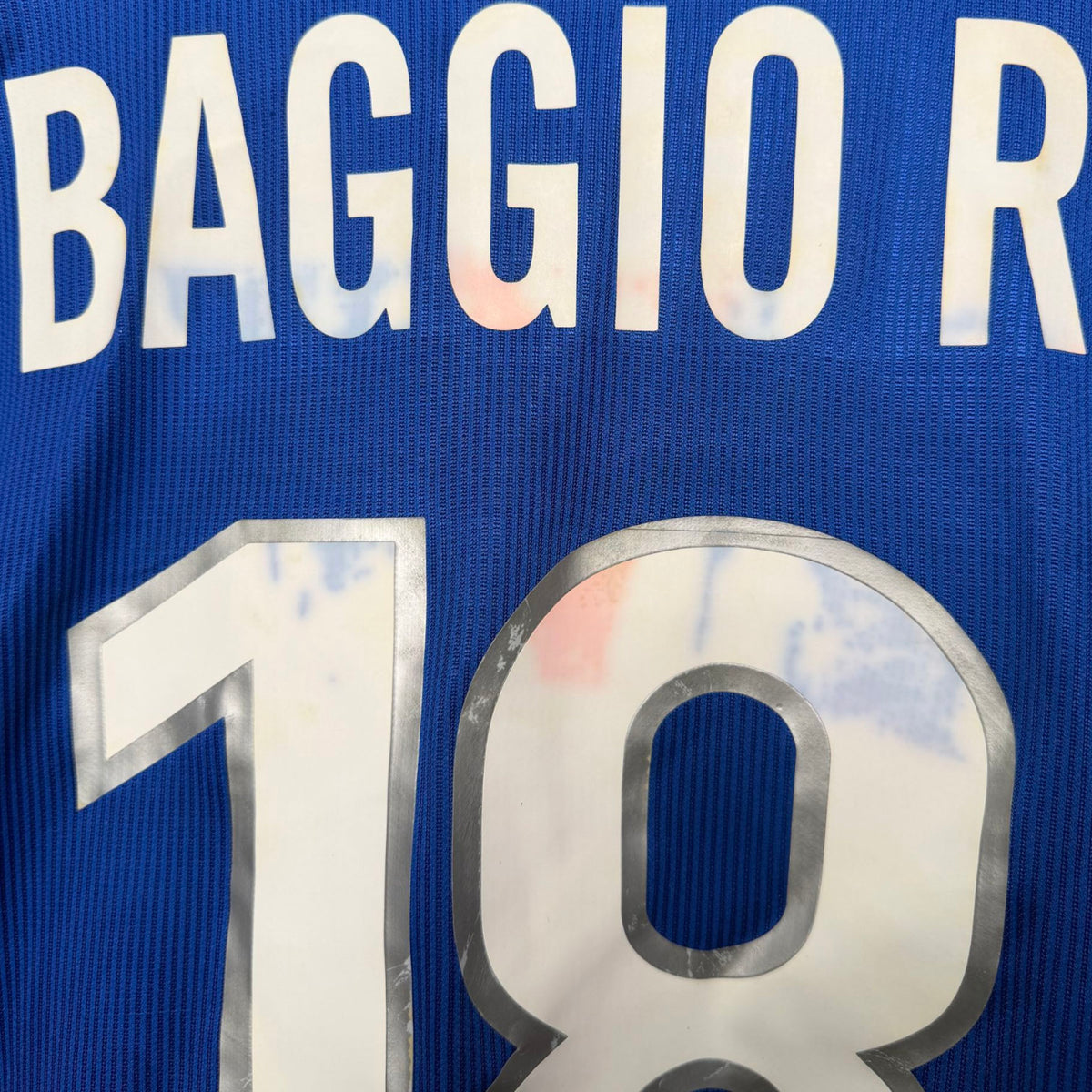 Original Italy 1998 Home - Roberto Baggio #18 Size L