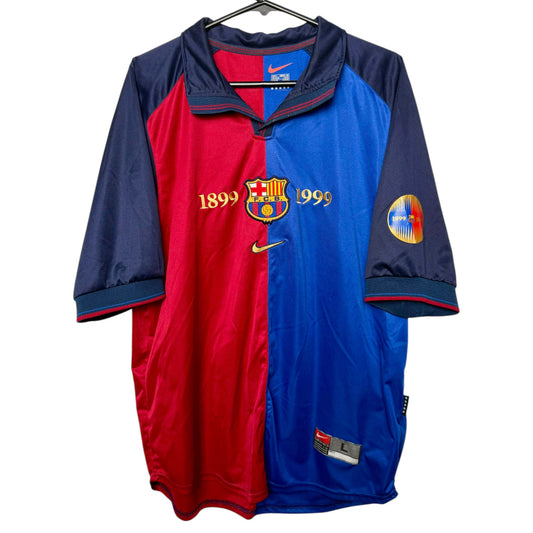 Original Barcelona 1999/00 Centenary Home - Guardiola #4 Size L