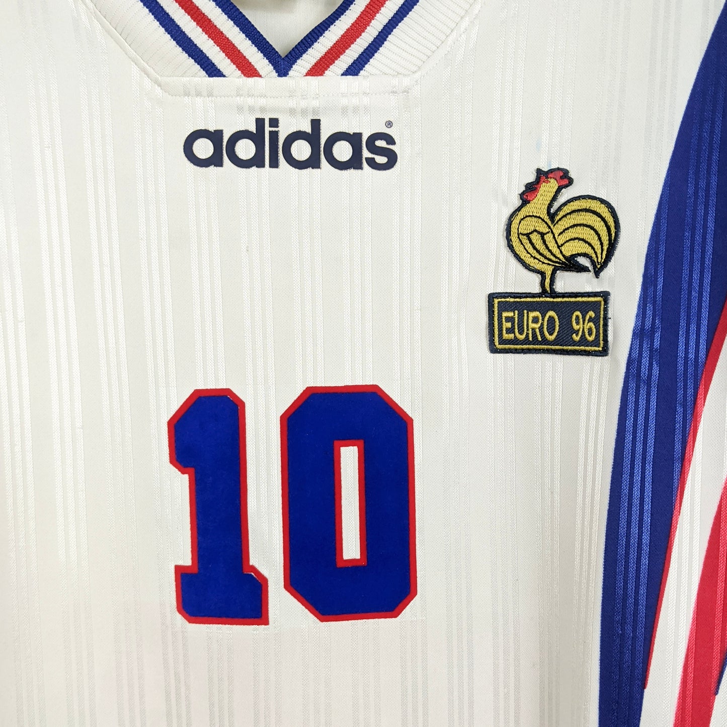 Original France 1996 Away - Zidane #10 Size XL fit L (Jaspo)