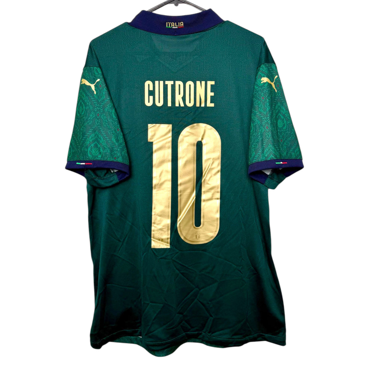 Original Italy 2020 Third - Patrick Cutrone #10 Size L (Player Issue)