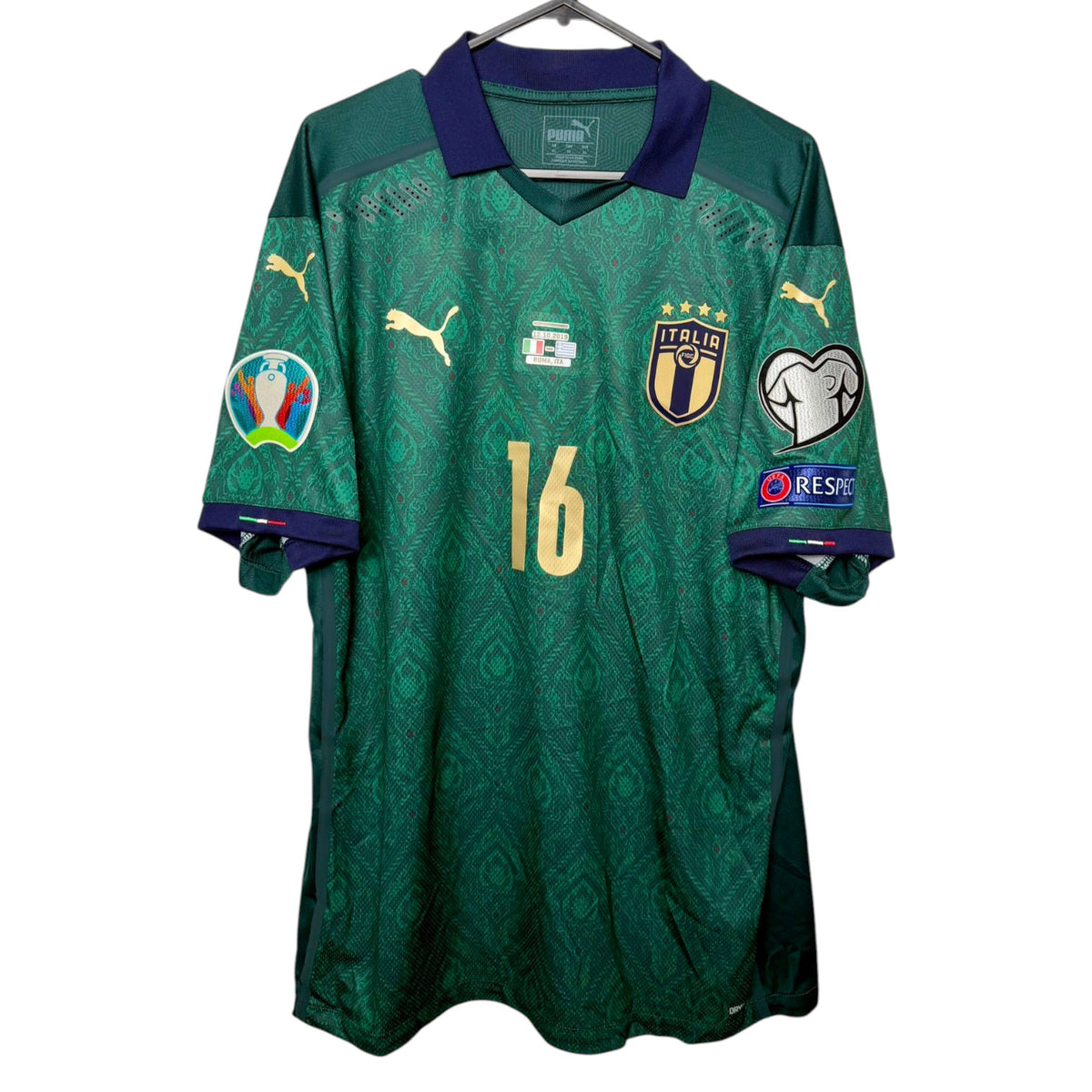 Original Italy 2019/20 Third - Zaniolo #16 Size XL (Player Issue)