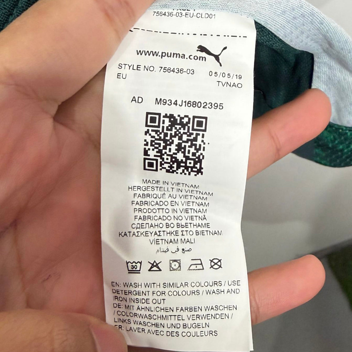 Original Italy 2019/20 Third - Zaniolo #16 Size XL (Player Issue)