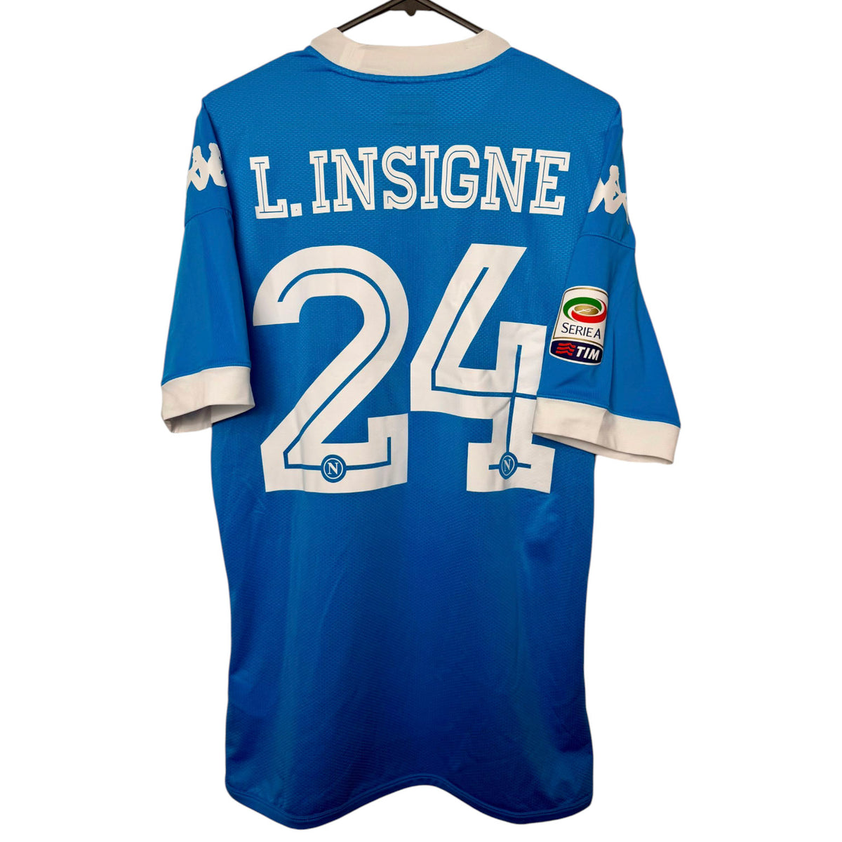 Original Napoli 2015/16 Home - Lorenzo Insigne #24 Size XL (Player Issue)