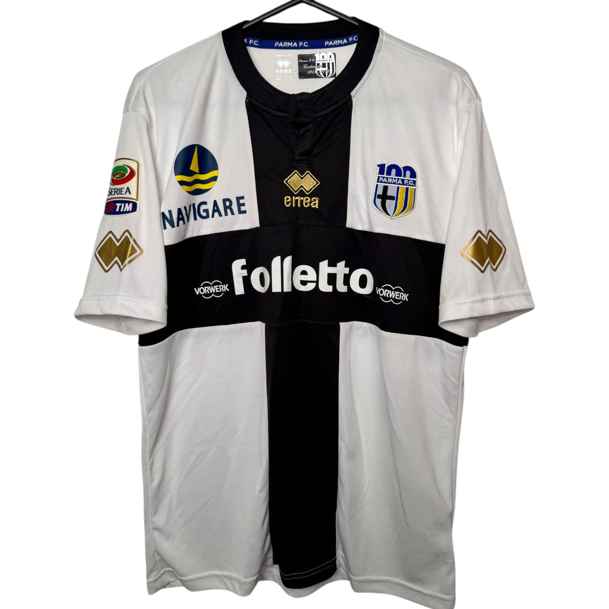 Original AC Parma 2013/14 Home - Antonio Cassano #99 Size L
