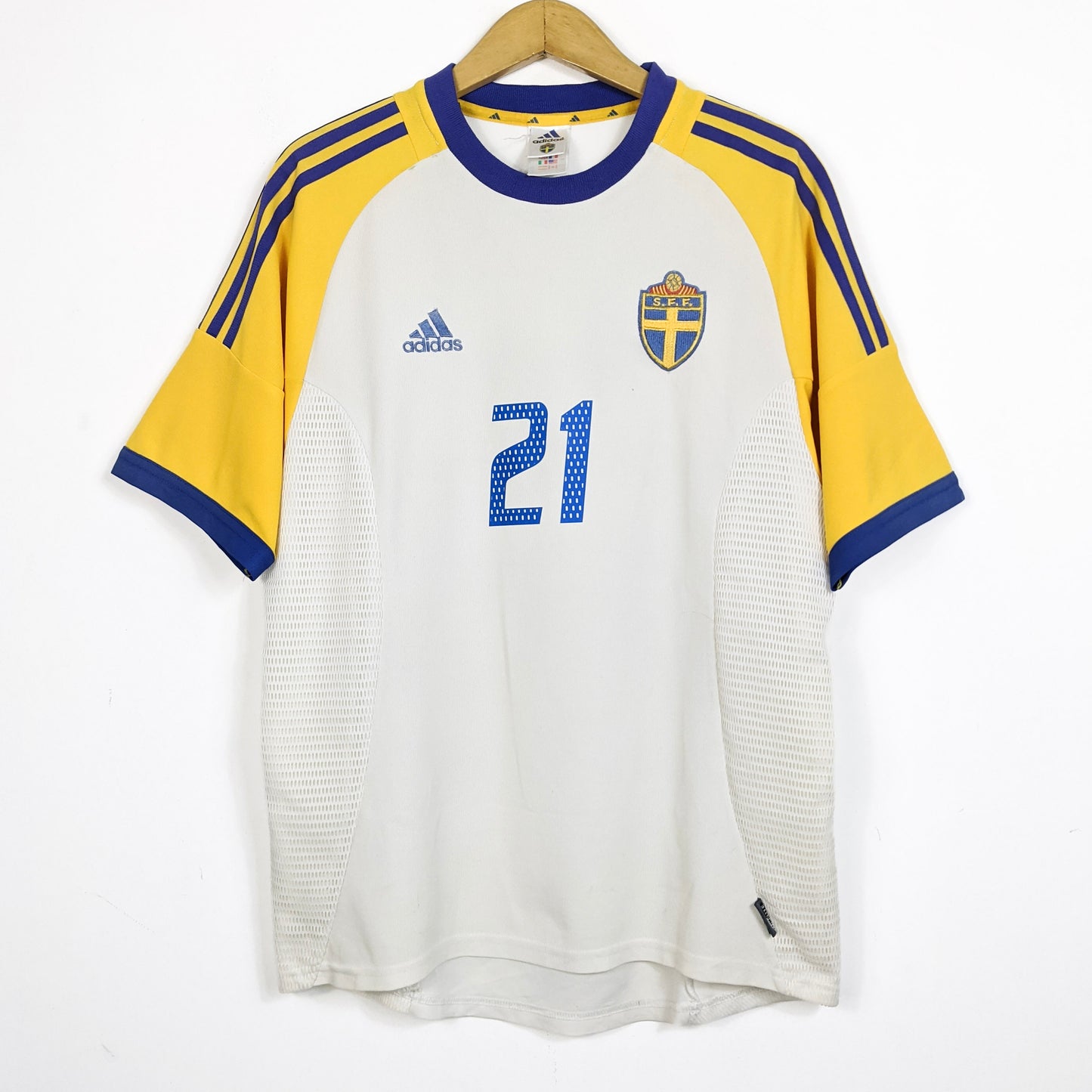 Original Sweden 2002/03 Away - Ibrahimovic #21 Size L