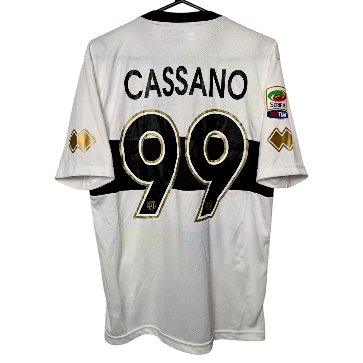 Original AC Parma 2013/14 Home - Antonio Cassano #99 Size L